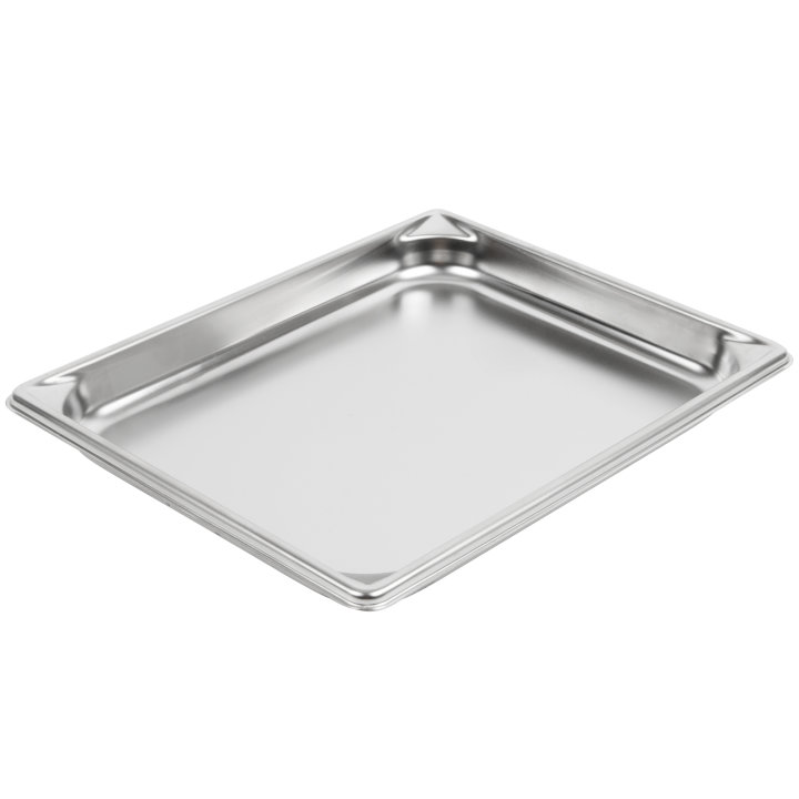 Half-size 1 ¼-inch-deep Super Pan V® stainless steel steam table pan