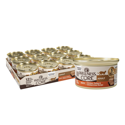 Wellness CORE Pate Chicken, Turkey & Chicken Liver Front packaging