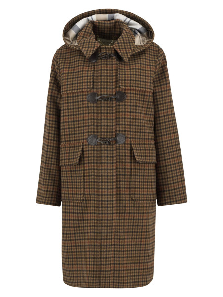 Dufflecoat Melody Check Wool Dufflecoat Melody Check Wool