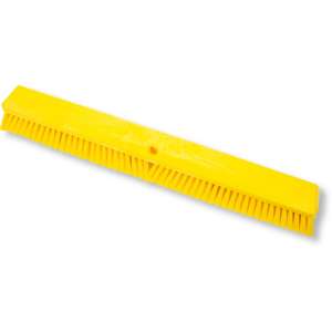 Carlisle, Sparta, 24in, Color Coded Omni Sweep Floor Sweep, Polyester Bristles, Yellow