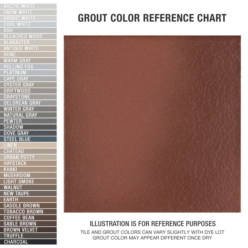 Quarry Bullnose Flame Red 5-7/8 in. x 5-7/8 in. Ceramic Floor and Wall Trim