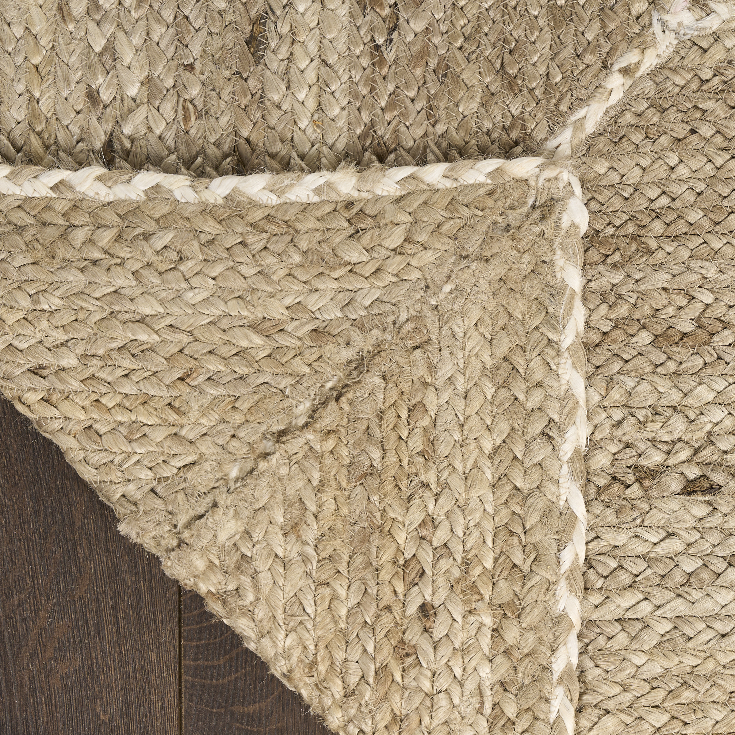 Nourison Terrazzo Jute 2' x 3' Natural Grey Farmhouse Indoor Rug