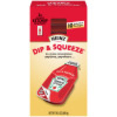 tomato heinz ketchup squeeze dip pouches oz