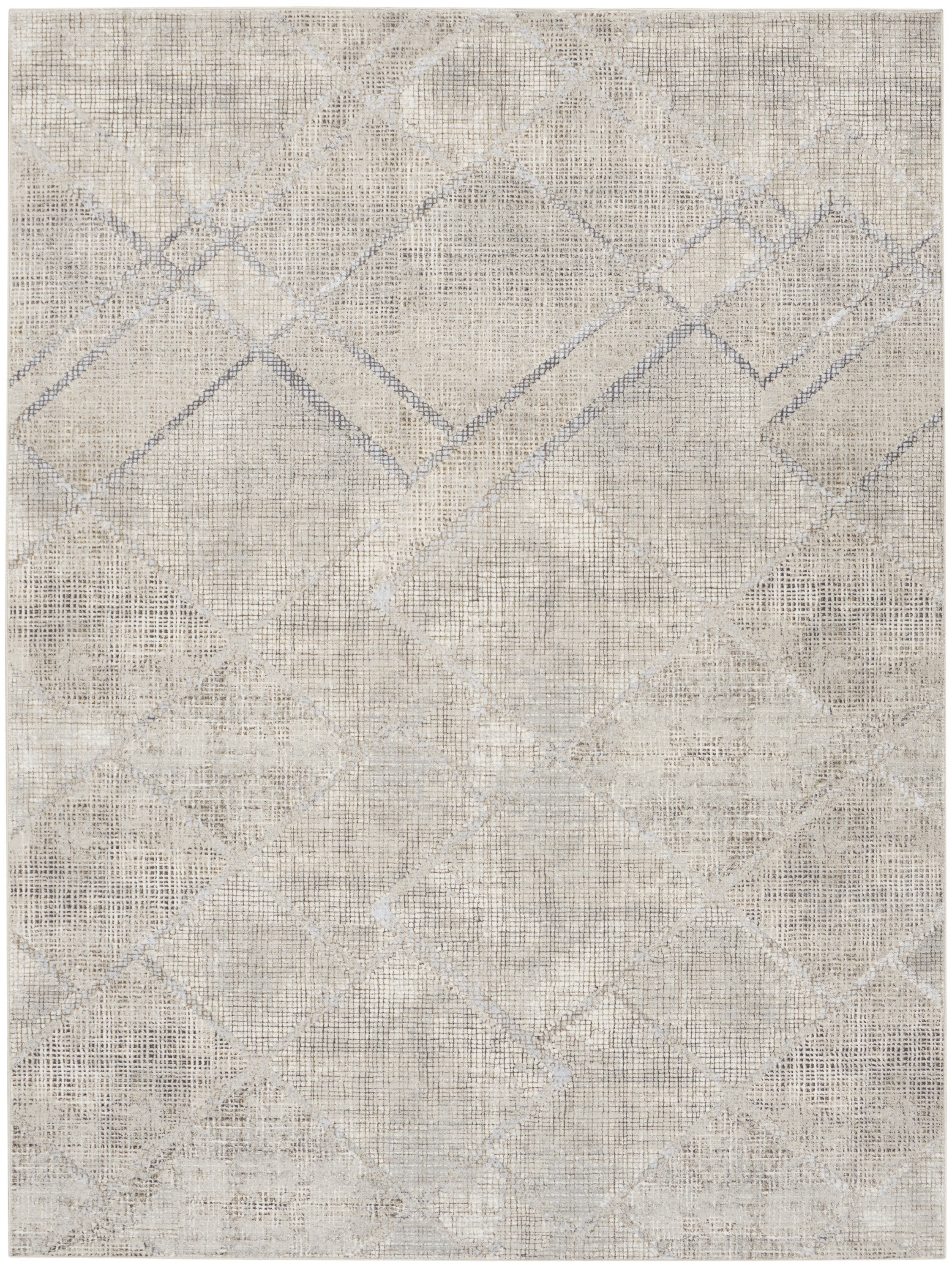 Nourison Sparkle 9' x 12' Grey Modern Indoor Rug