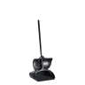 Rubbermaid Commercial, Executive Series Lobby Pro, Black, 11.25", Dust Pan with Long Handle