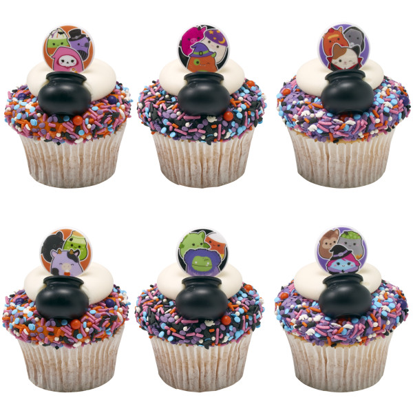 Squishmallows Halloween Squad Cupcake Rings