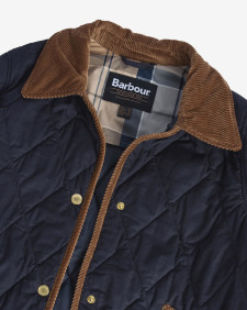 Emilia Quilted Jacket Dark Navy/Sky Dress Tartan