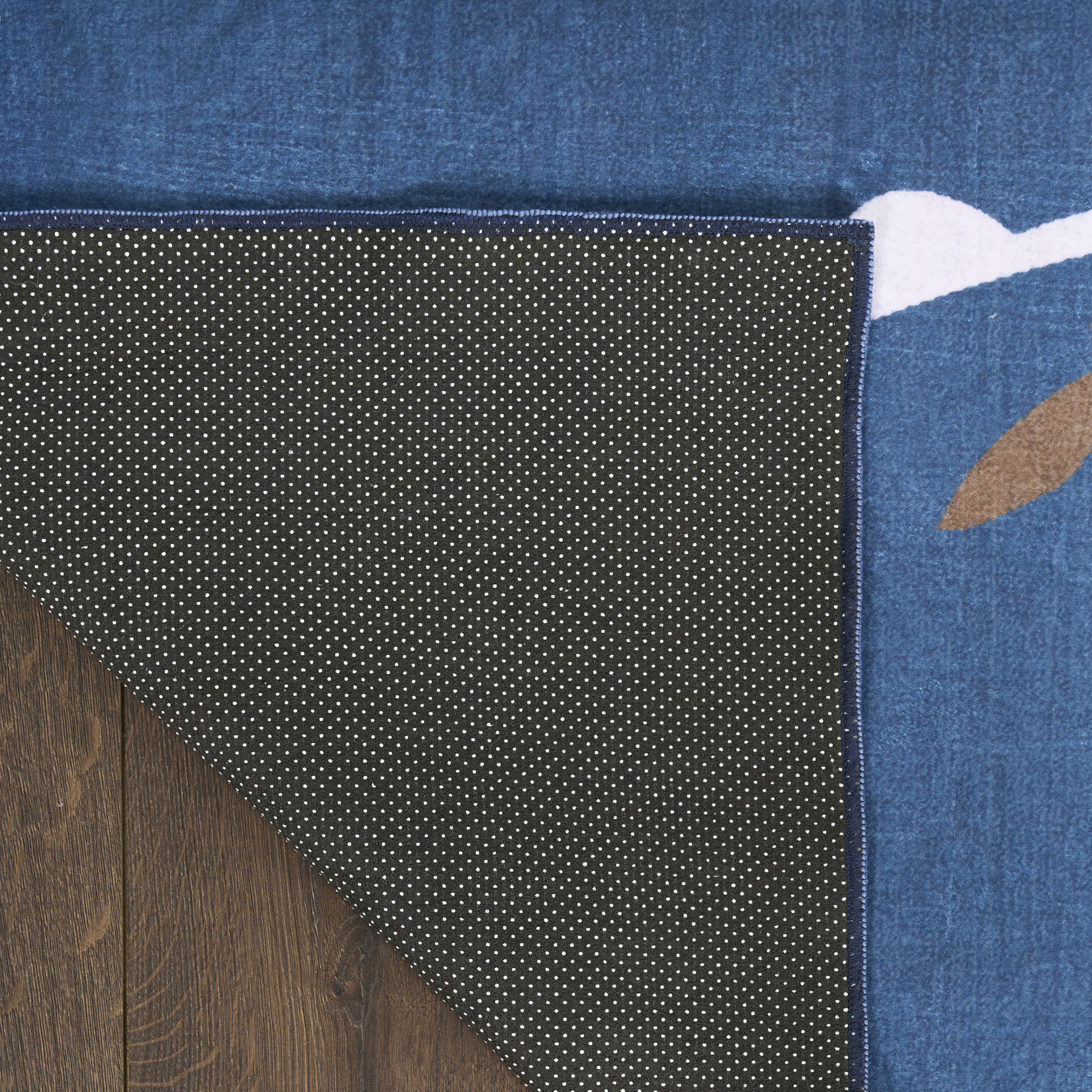 Nourison Imagination 3'5" x 5' Blue Kids Indoor Rug