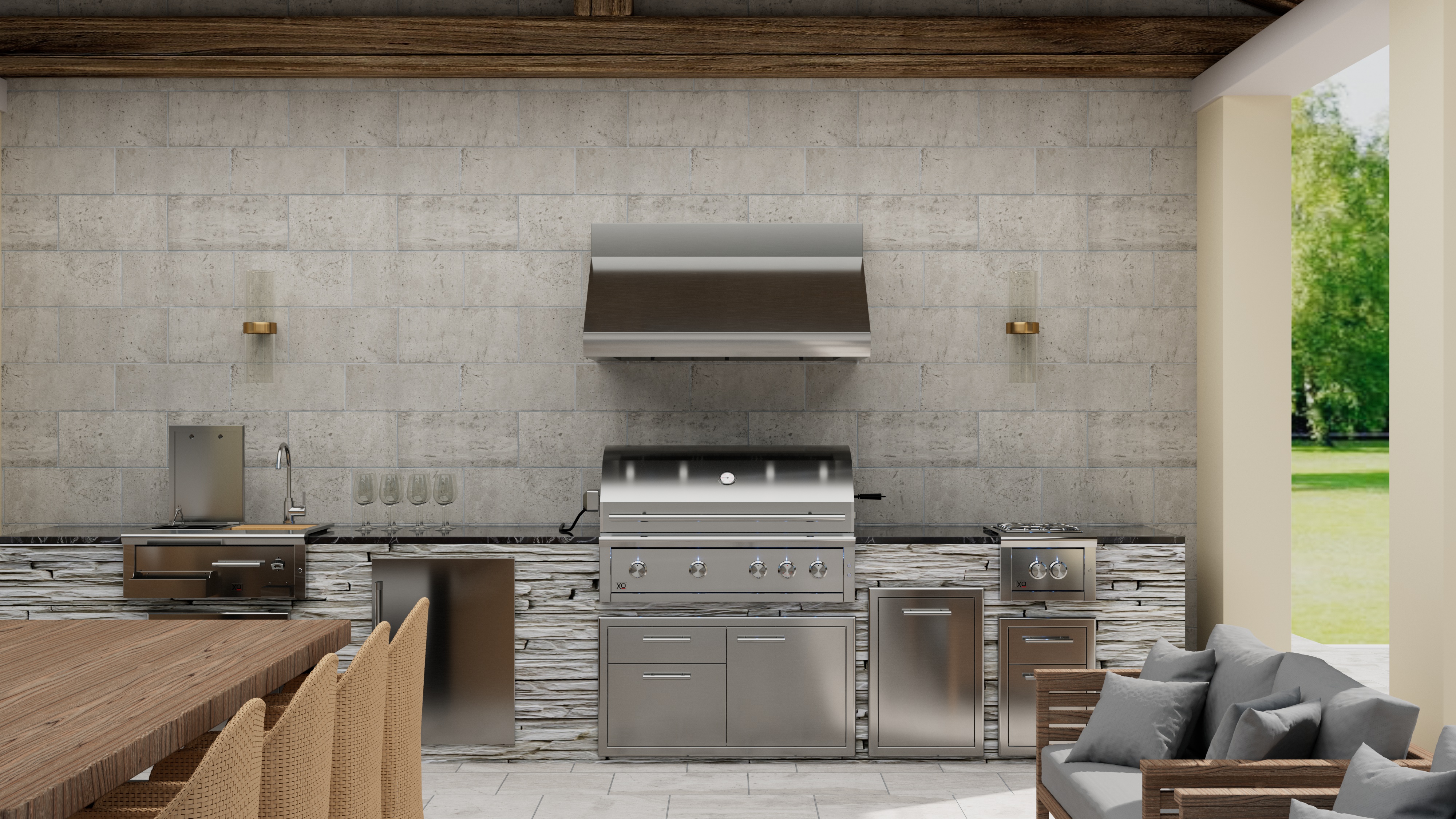 42" Pro-Grade Grill w/ Rotiss Burner image 2