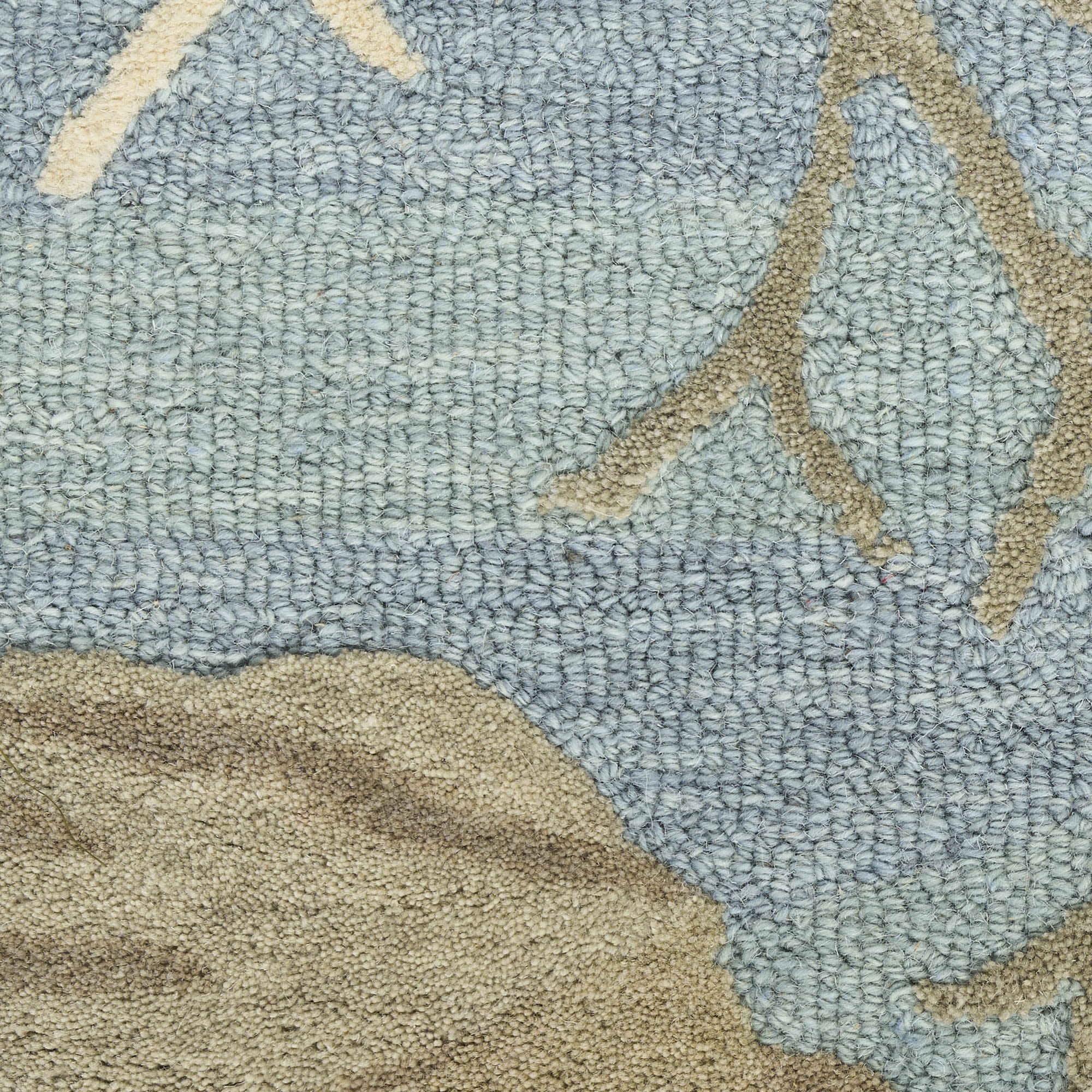 Nourison Waterside 7'9" x 9'9" Blue Coastal, Nautical & Beach Indoor Rug