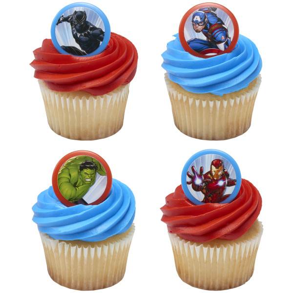 MARVEL Avengers Built for Battle Cupcake Rings