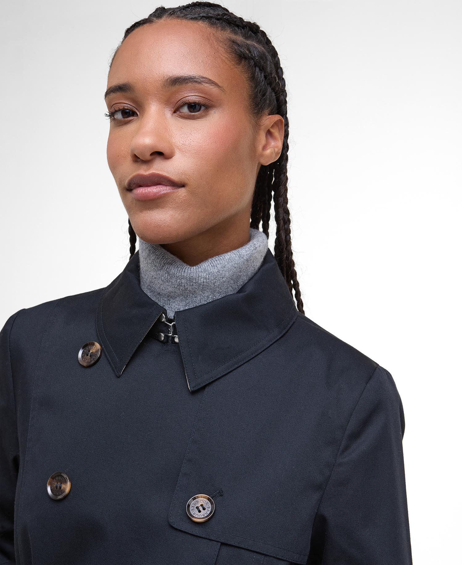 Short Greta Showerproof Trench Coat image number 3