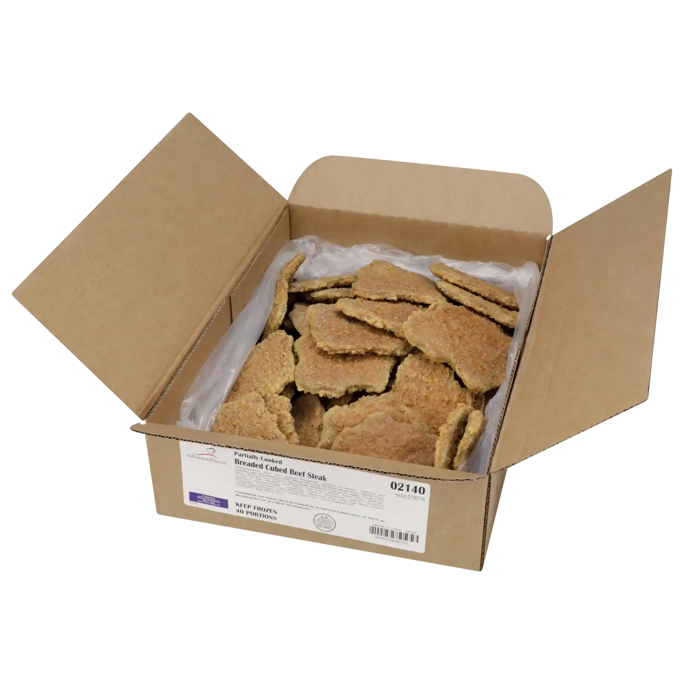 AdvancePierre™ Gold Label Reduced Sodium Crispy Country Fried Beef Steak, 4 oz_image_4