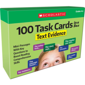 100 Task Cards in a Box: Text Evidence