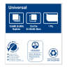 Tork, Universal, Napkins, 1 ply, Natural