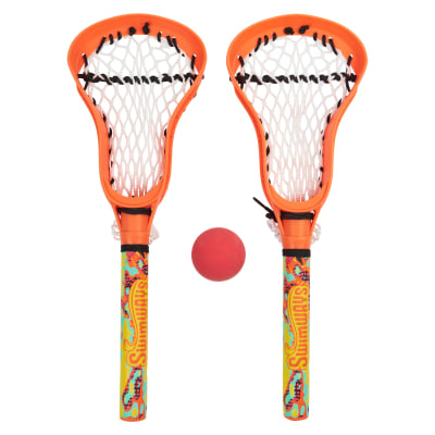 SwimWays Hydro Lacrosse, Waterproof Lacrosse Set, Outdoor Games for Adults and Kids, Sports Equipment, Pool Party Games and Toys, Orange