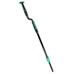 Unger, Excella™ Offset Pole, Extension Handle, 65", Aluminum, Black/Green