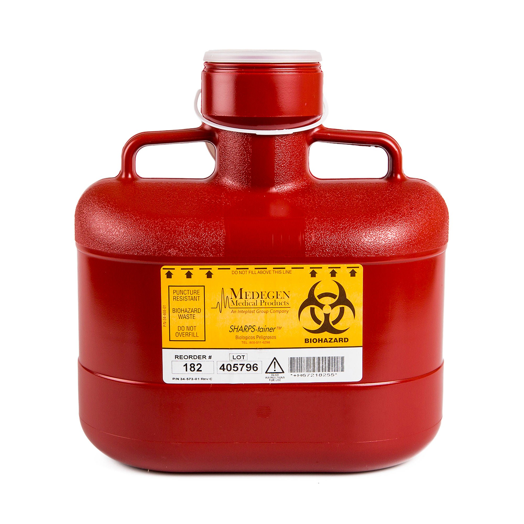 SharpStainer® Multi-purpose Sharps Container, 1.5 gal., 11 x 10 x 6 Inch