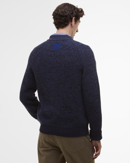 Paul Smith loves Barbour Knitted Bomber Jacket Navy