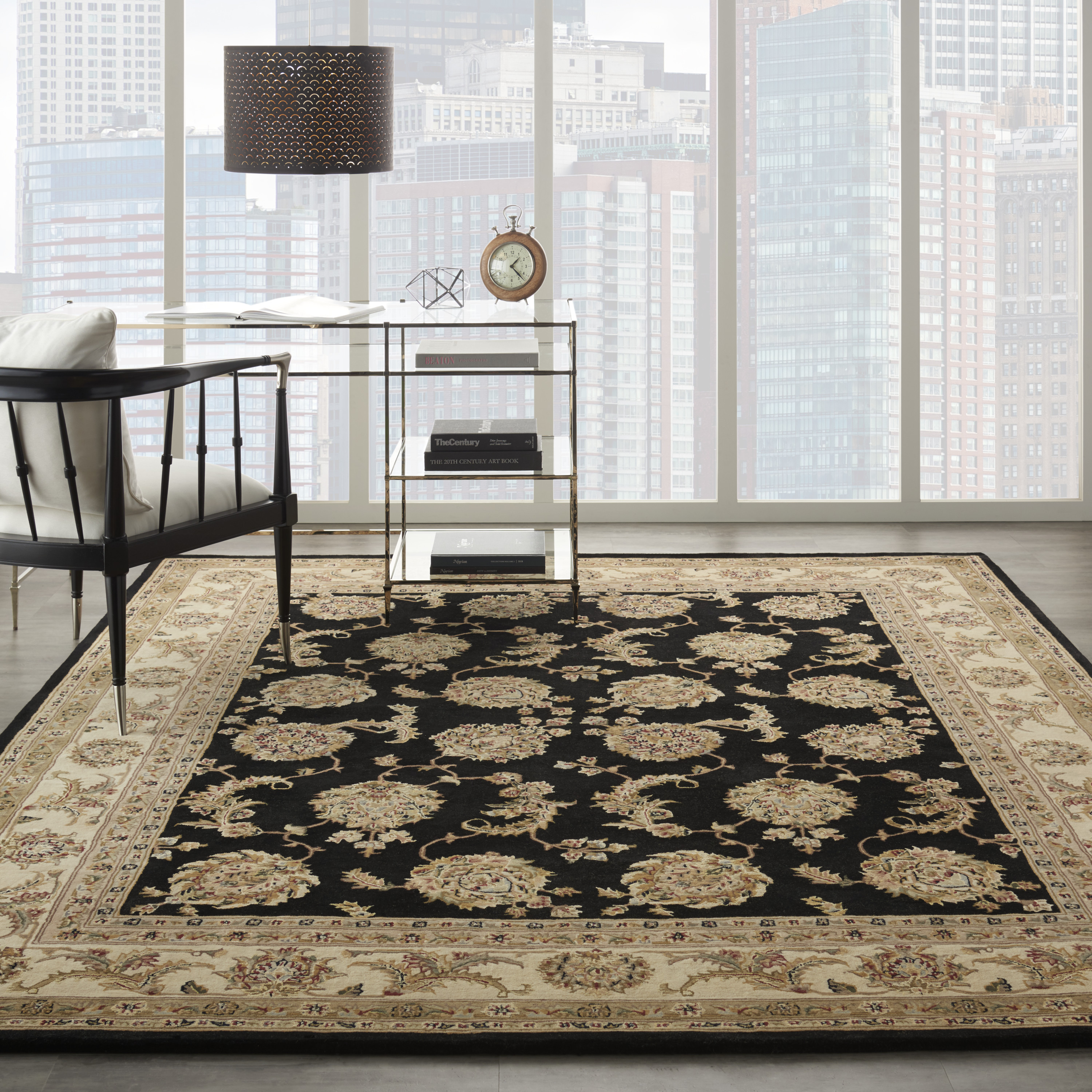Nourison 2000 2022 Black Rug