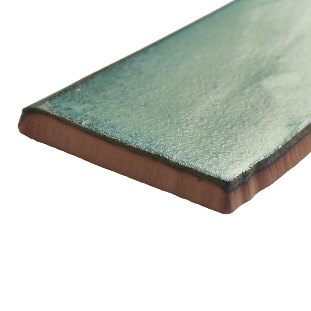 Antic Special Bullnose Lava Verde 3 in. x 6 in. Ceramic Wall Trim
