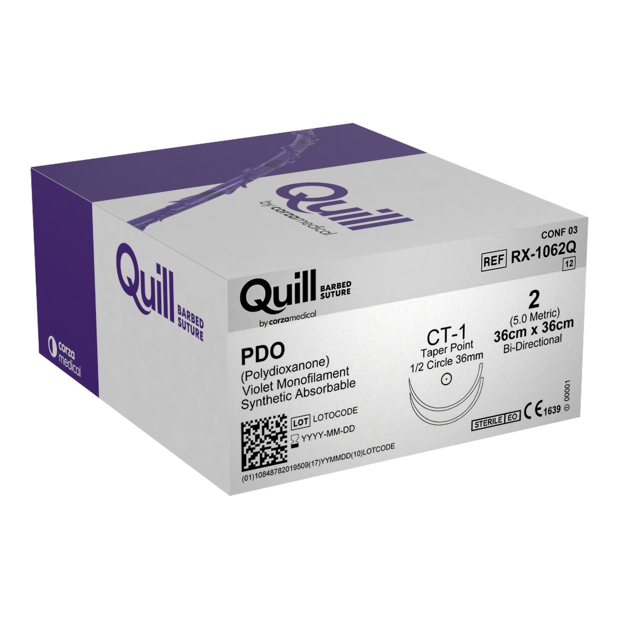 Quill™ Knotless Tissue-Closure Device Suture with Needle