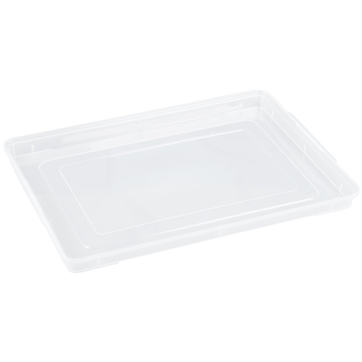 Full-size clear sheet pan cover