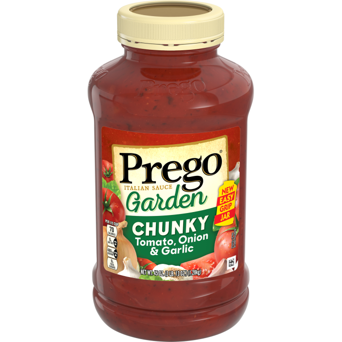 Chunky Tomato, Onion & Garlic Italian Sauce Prego® Pasta Sauces