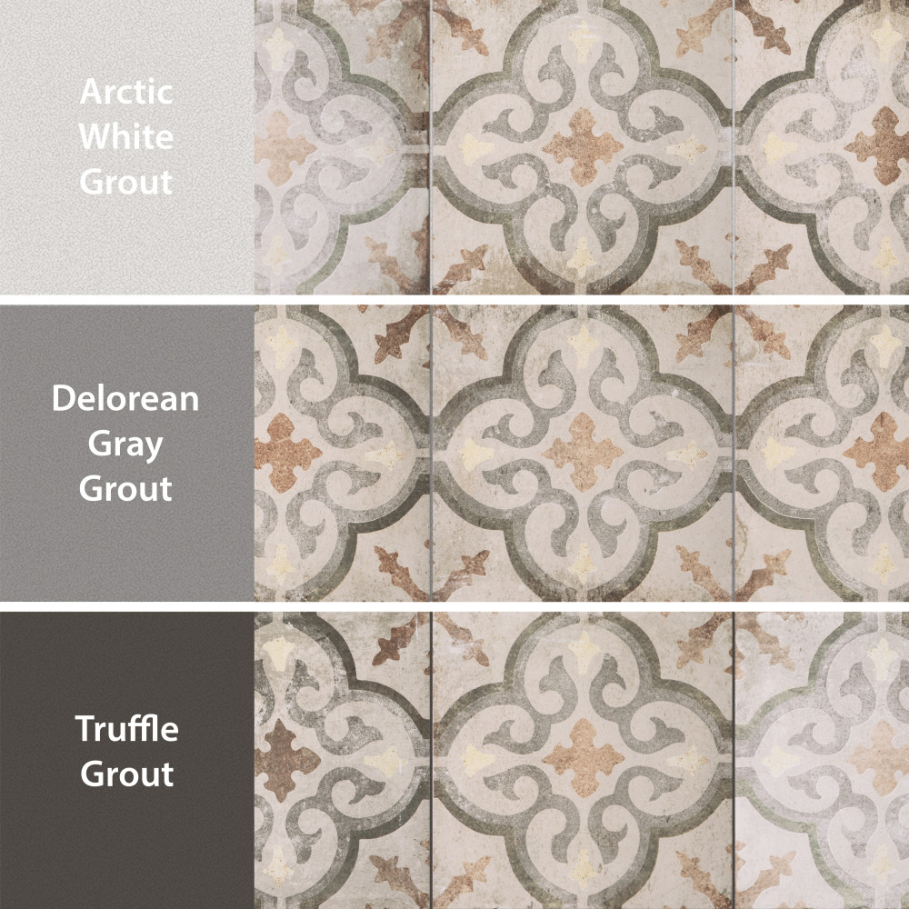 D’Anticatto Decor Palazzo 8-3/4 in. x 8-3/4 in. Porcelain Floor and Wall Tile