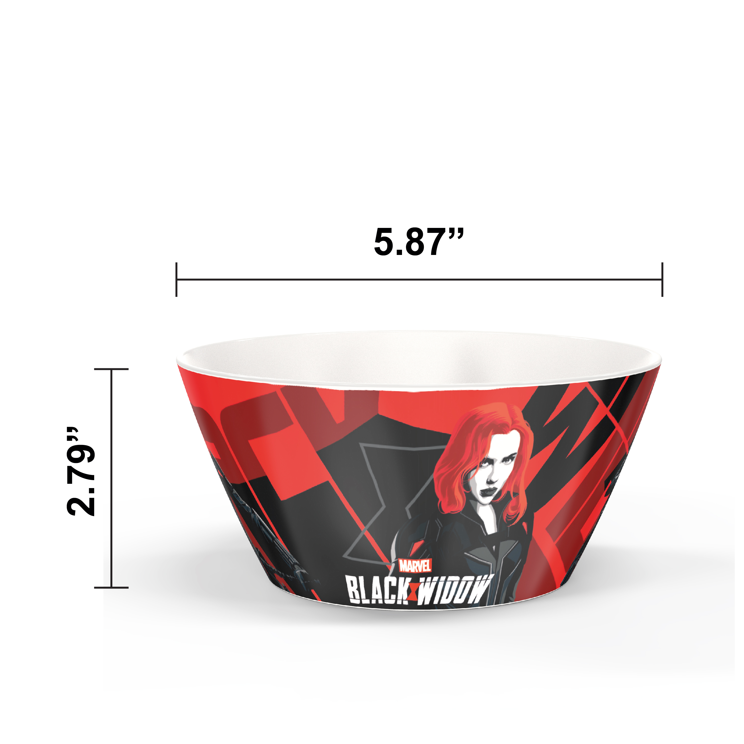 Marvel Comics Dinnerware Set, Black Widow, 2-piece set slideshow image 6 Marvel Comics Dinnerware Set, Black Widow, 2-piece set slideshow image 6