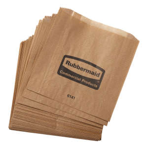 Rubbermaid Commercial, Waxed Sanitary Napkin Receptacle Bags, 250/Case