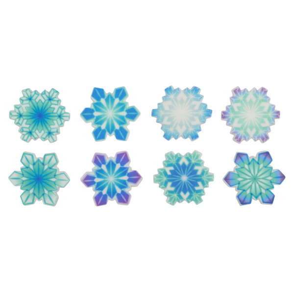 Snowflakes Assortment Sweet Décor® Edible Decorations