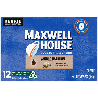 Maxwell House Vanilla Hazelnut Coffee K-Cup Pods 3.7 oz Box