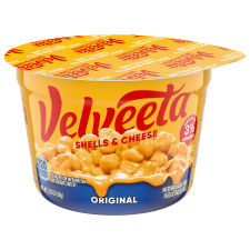 Velveeta Shells & Cheese Original Microwavable Shell Pasta & Cheese Sauce, 2.39 oz Cup