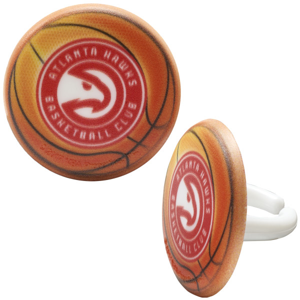 NBA Team Basketball Cupcake Rings
