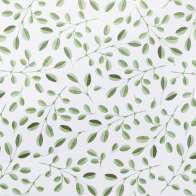 Swatch for EasyLiner® Adhesive Laminate -  Green Leaves, 20 in. x 15 ft.