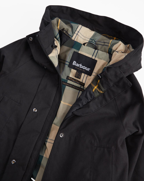 Winter Beadnell Waterproof Jacket Black-Ancient