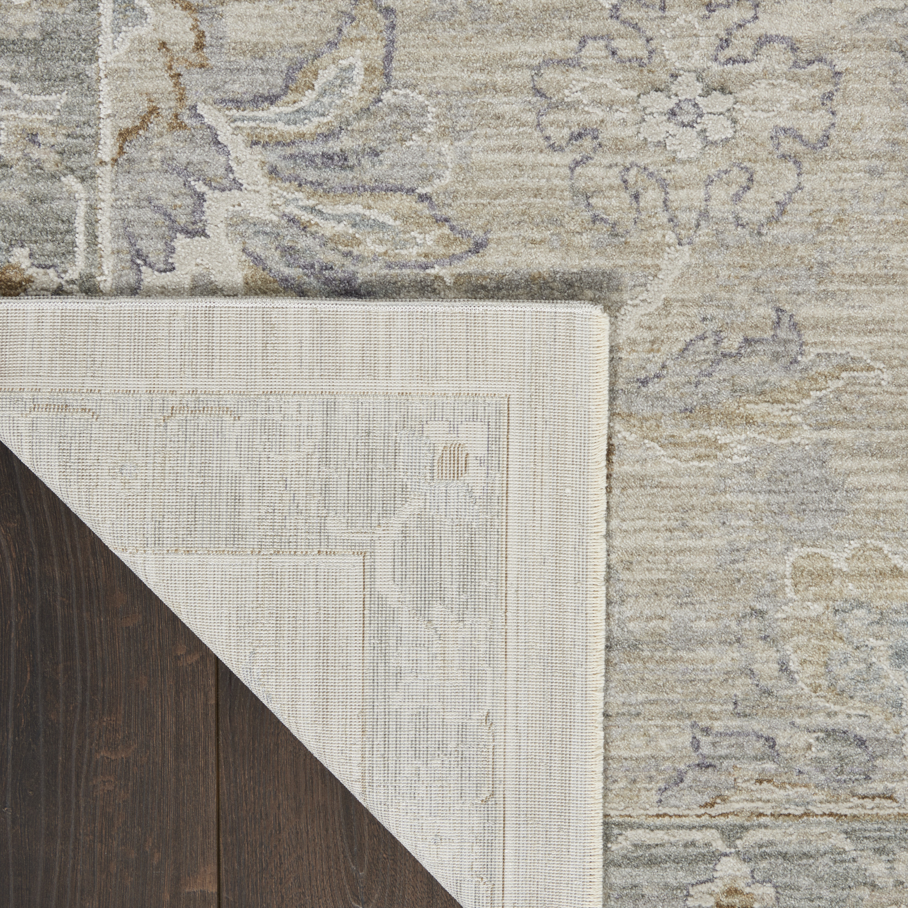 Nourison Infinite 7'10" x 10'4" Light Grey Vintage Indoor Rug