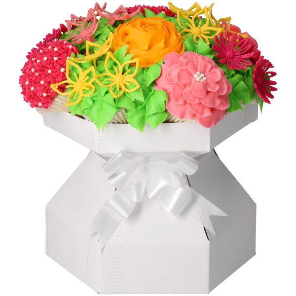 Cupcake Bouquet Vase/Box Cake Box