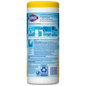 Clorox, CloroxPro Disinfecting Wipes, Lemon Scent,  35 Wipes/Container