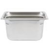 Fourth-size 6-inch-deep Super Pan 3® stainless steel steam table pan