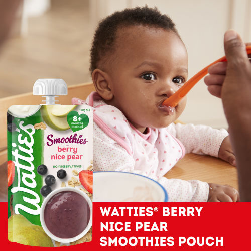  Wattie's® Smoothies Berry Nice Pear 120g 8+ months 