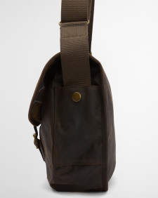 Waxed Leather Tarras Bag Olive