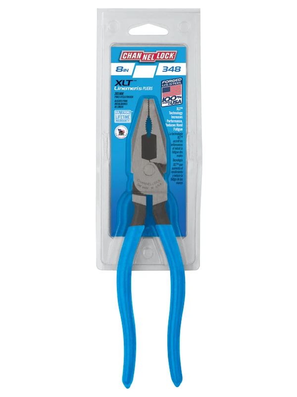 348 8-inch XLT Combination Linemen's Pliers