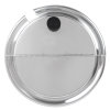 8 ½-inch stainless steel hinged cover with Kool-Touch® handle