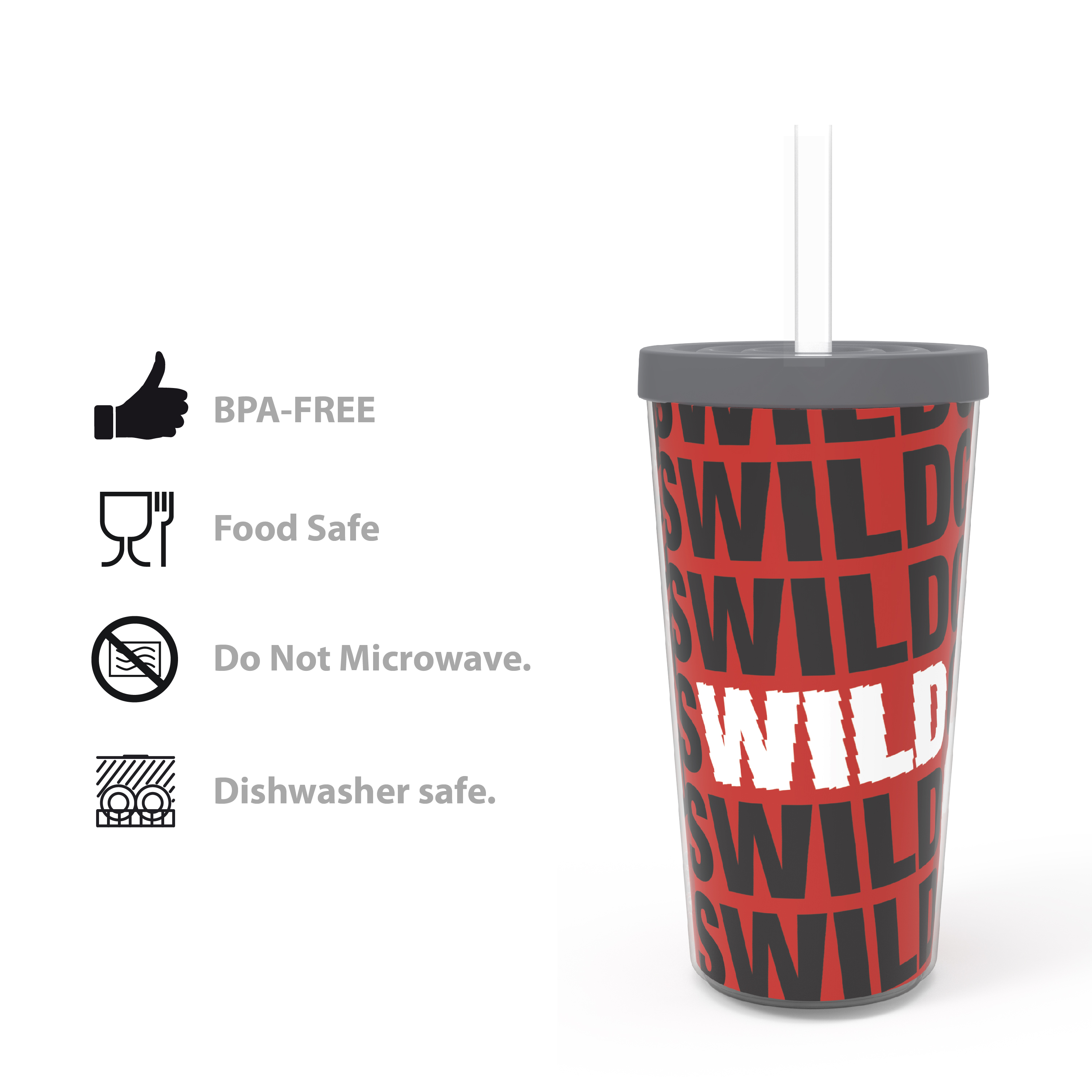 Disney 16 ounce Insulated Plastic Tumbler with Straw, High School Musical slideshow image 7 Disney 16 ounce Insulated Plastic Tumbler with Straw, High School Musical slideshow image 7