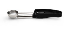 1.13-ounce extended-length disher with black squeeze handle