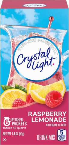 Crystallight More Products - Crystal Light Multiserve Sugar Free Raspberry Lemonade Drink Mix 1.8 oz Packet