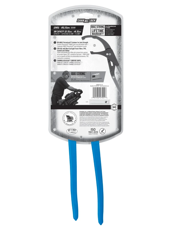 215 15.5-inch Oil Filter/PVC Pliers