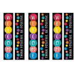 Creative Teaching Press&reg; Pom-Poms Welcome Banner (2-sided), Pack of 3 CTP8670-3